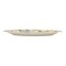 Hello Honey Oval Printed Stoneware Platter with Rainforest Botanicals, Multicolor